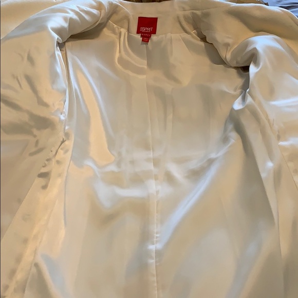 NWOT - Esprit Off white coat - Picture 4 of 6